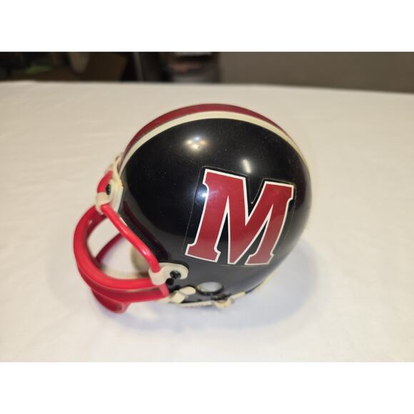 NCAA FOOTBALL MARYLAND TERRAPINS TEAM LOGO MINI HELMET UNSIGNED Vtg - Picture 1 of 7